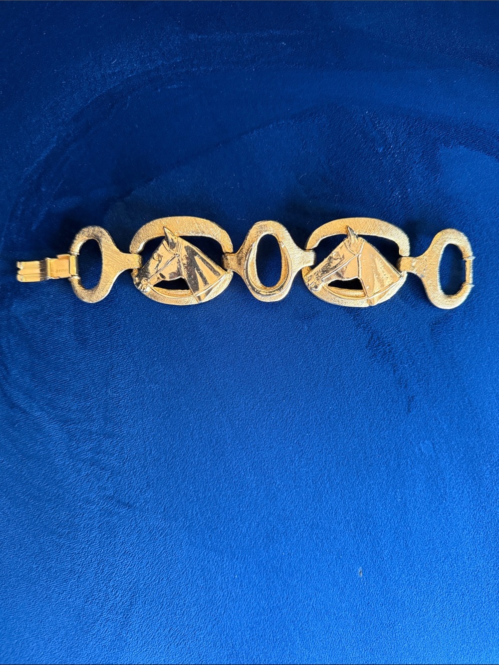 RARE Vintage P Stacy Gold Horse Head Link Bracelet - Women Jewelry Bracelet
